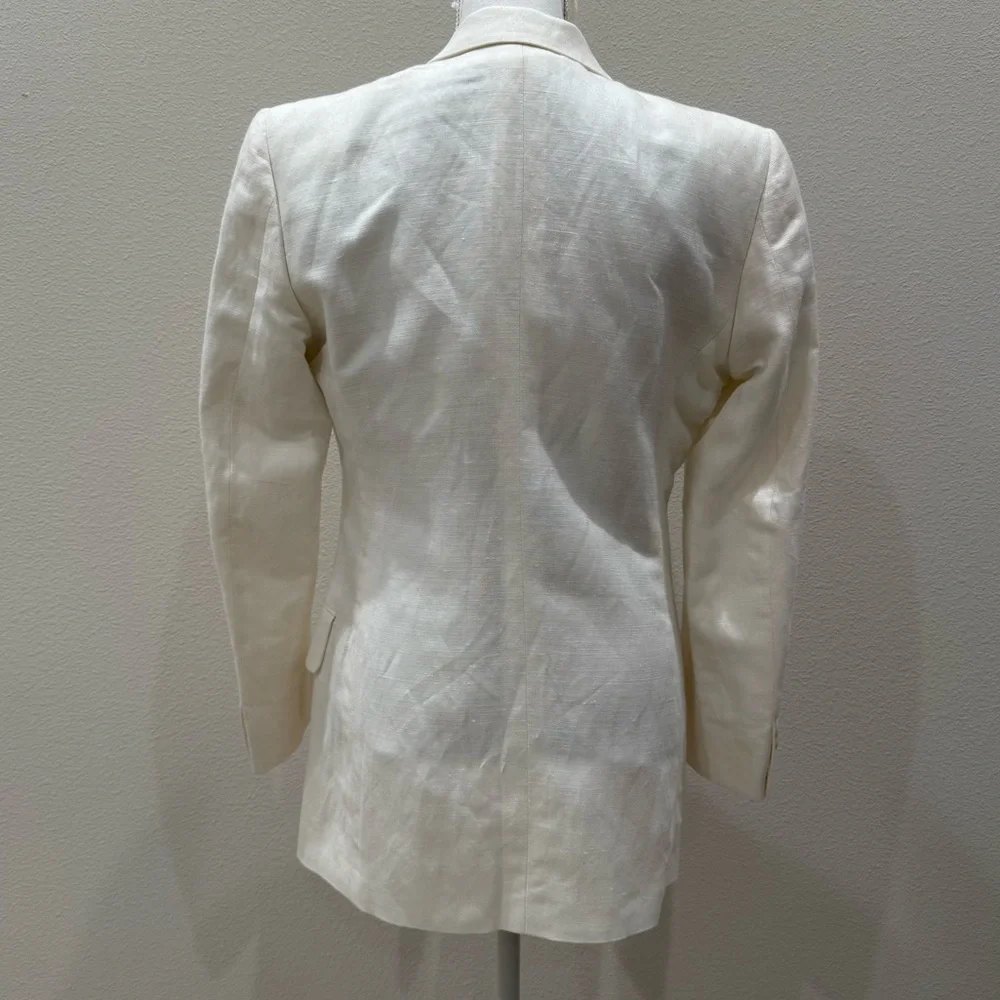 New Nordstrom Freedberg Double Breasted Linen Jacket